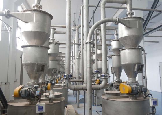 100m 10000kg/H Dense Phase Pneumatic Conveying System High Velocity