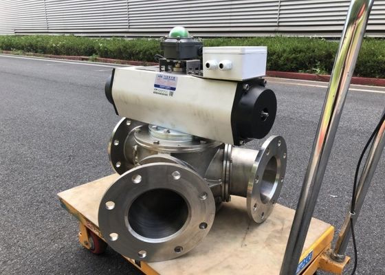 Swing Plate Type 90° 40" Q235 Manual Diverter Valve