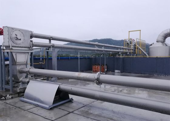 Inner Surface Polished 300m³/h Tubular Drag Chain Conveyor