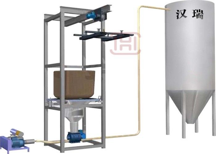 380V 50HZ Q235 Big Bag Unloader With Flowrate Control Valve