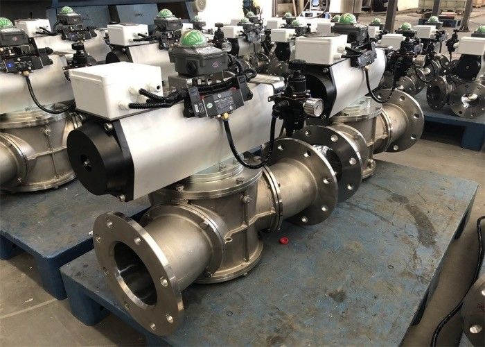 Swing Plate Q235 Hydraulic Multiplier Manual Diverter Valve