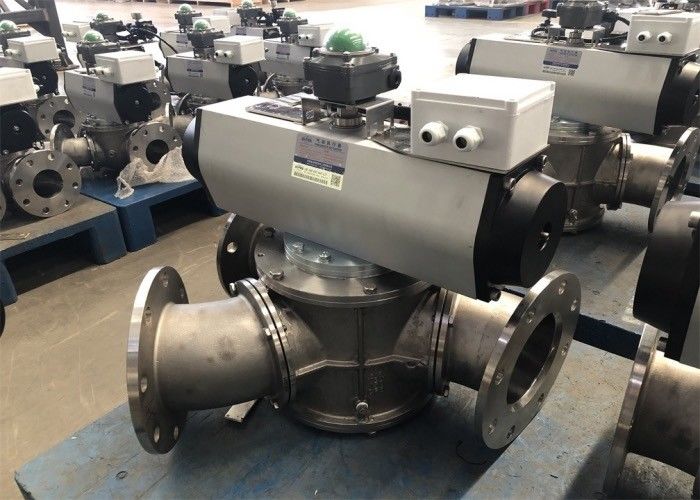 Swing Plate Type 90° 40" Q235 Manual Diverter Valve