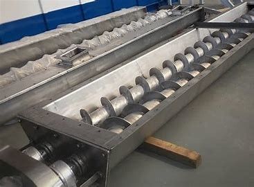 DN250 10" U Shape SS304 Powder Screw Conveying System