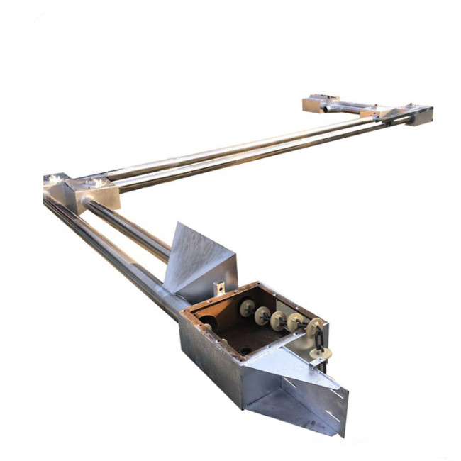 Material Handling Tubular Chain Conveyor SS316L Structural Drag Chain Conveyor No Pollution